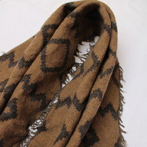 Wilfred Reversible Brown Scarf